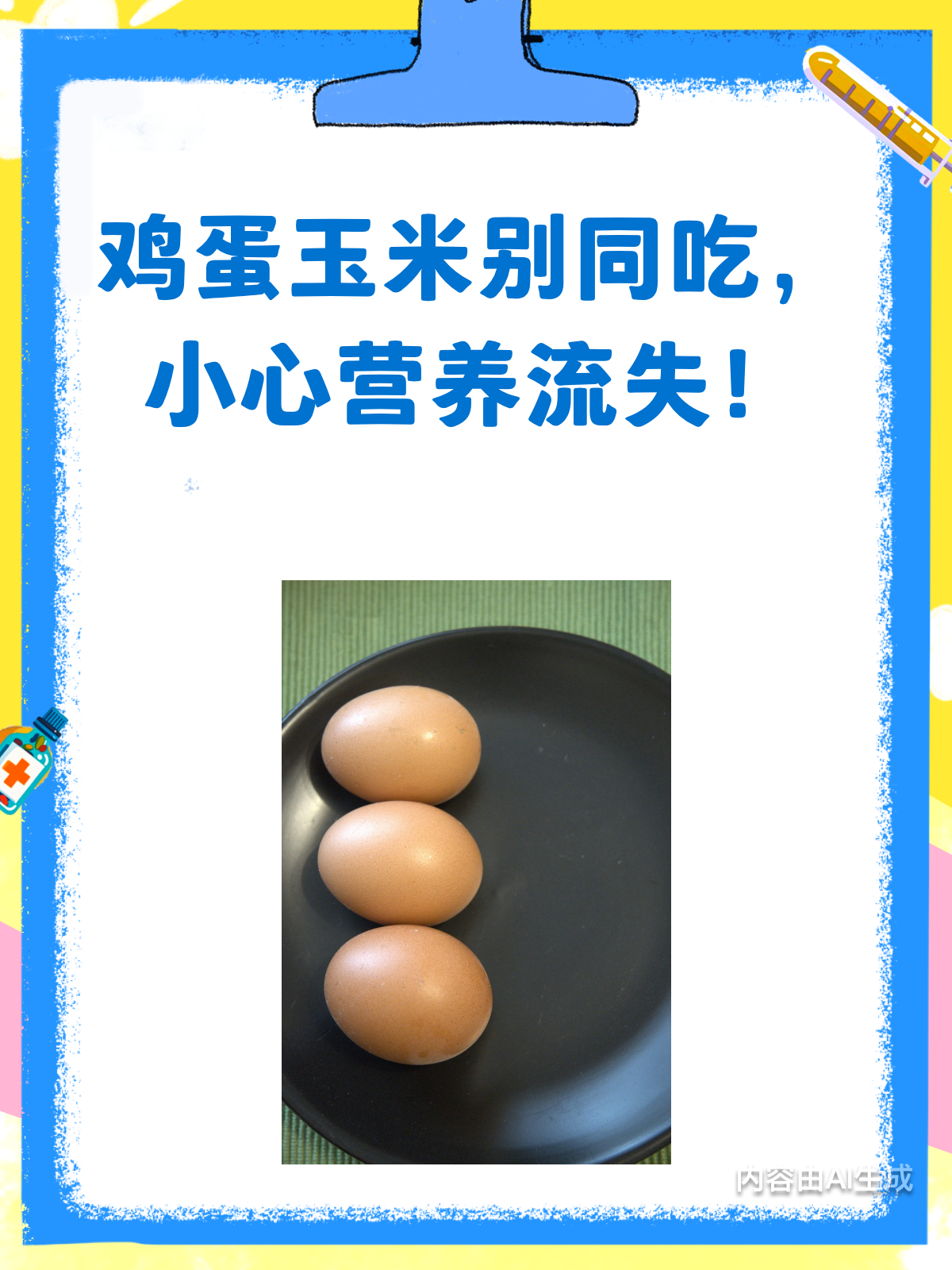 惊!鸡蛋和玉米竟不能一起吃?