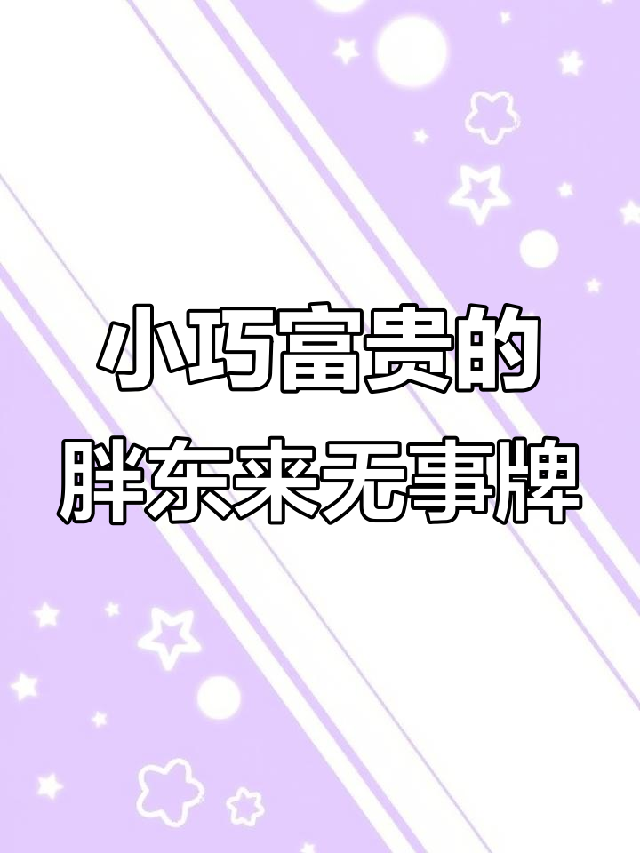 胖东来无事牌新品,精致小巧又富贵