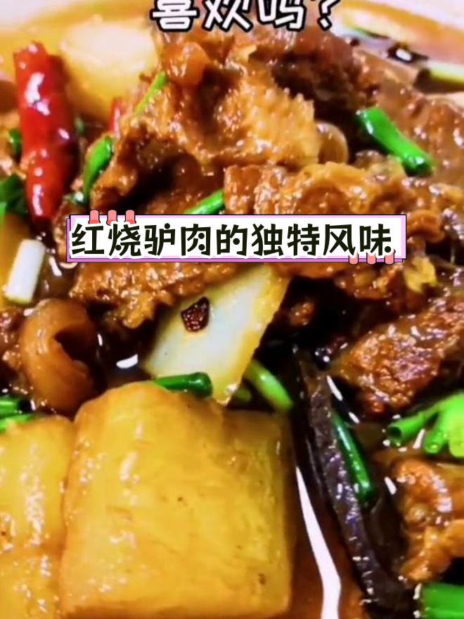 驴肉红烧新做法,家常美味大揭秘