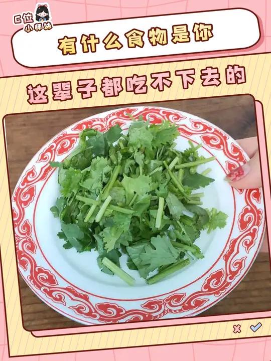 香菜和芹菜的受众到底是谁!吃货 美食 吐槽