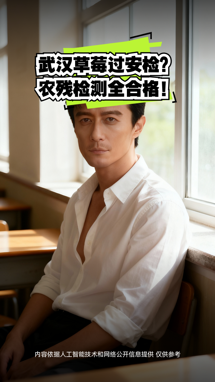 武汉草莓过安检?农残检测全合格!