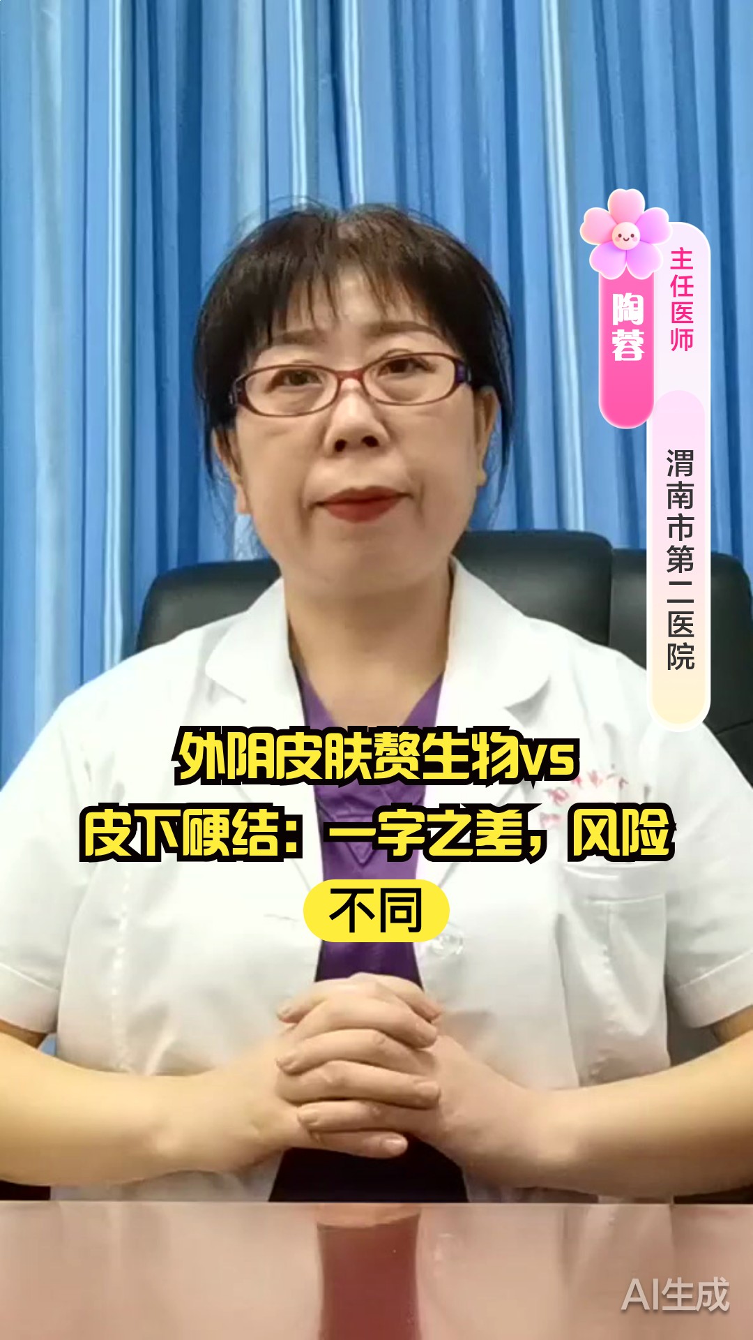外阴皮肤赘生物 vs 皮下硬结:一字之差,风险不同