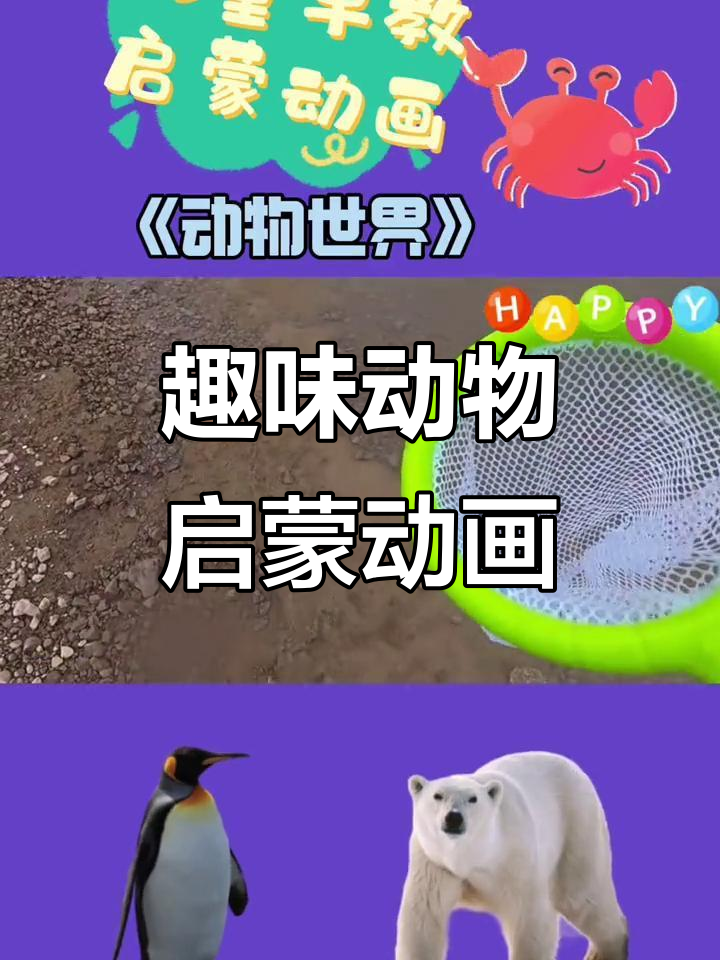 动物世界大探险:从企鹅到大白鲸,萌趣早教之旅