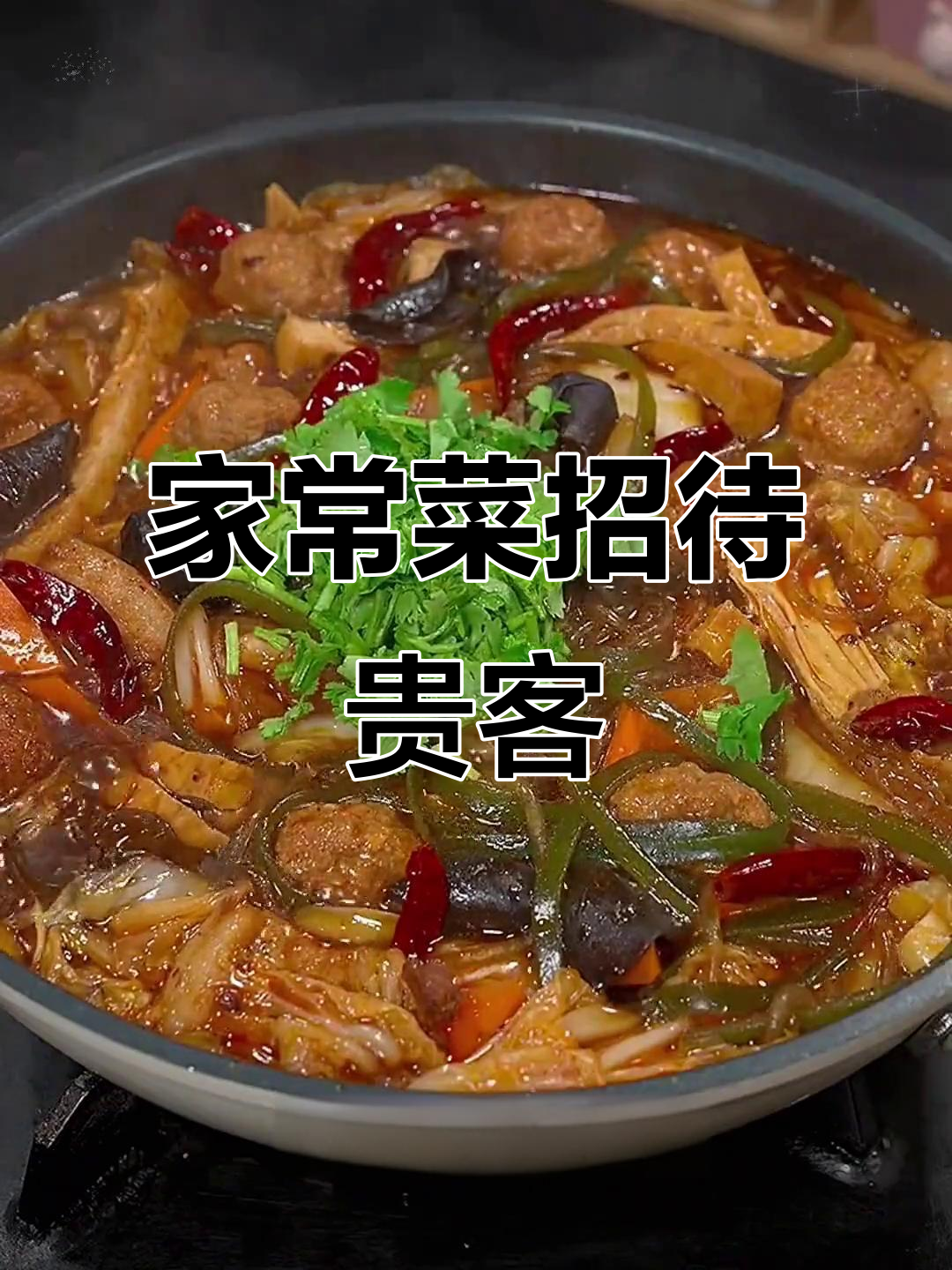 招待贵客必备家常菜,白菜豆腐包与丸子烩菜的完美搭配