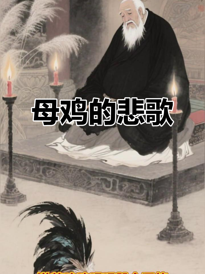 芦花母鸡痛失三雏,血迹斑驳,凄凉无声