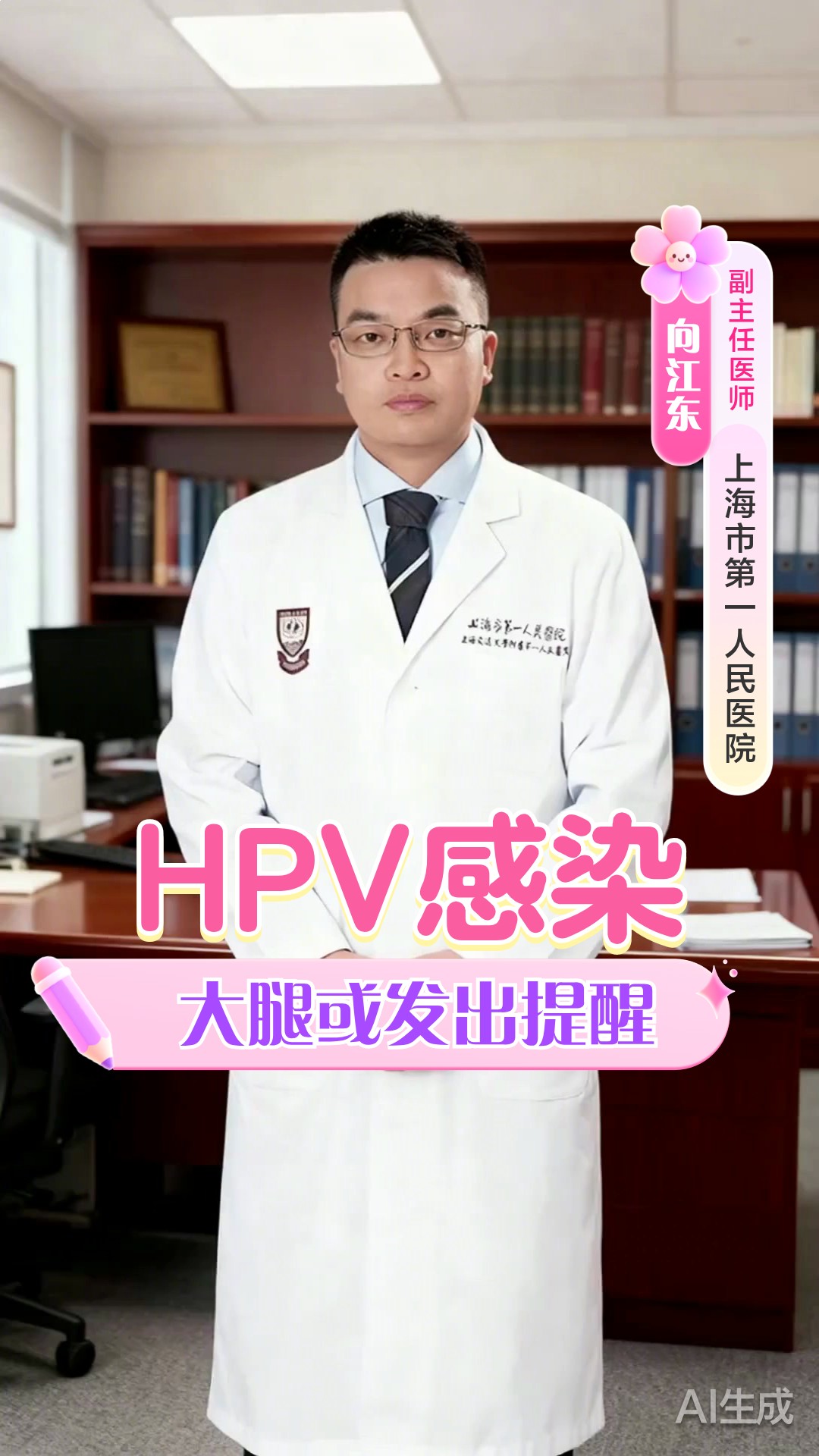 HPV感染,大腿或发出提醒