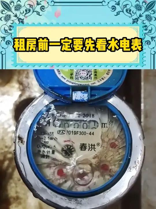 大家租房前一定要注意一下水电表啊 #租房 #水电表 #避坑指南