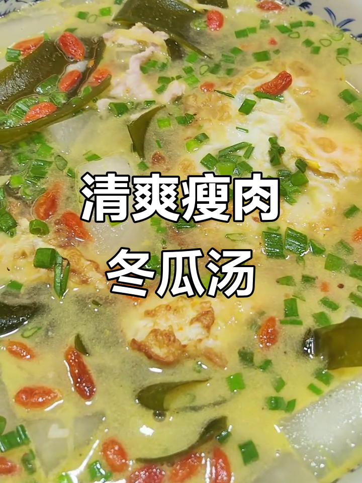 夏季必备冬瓜汤,瘦肉海带一起炖,鲜美又解暑