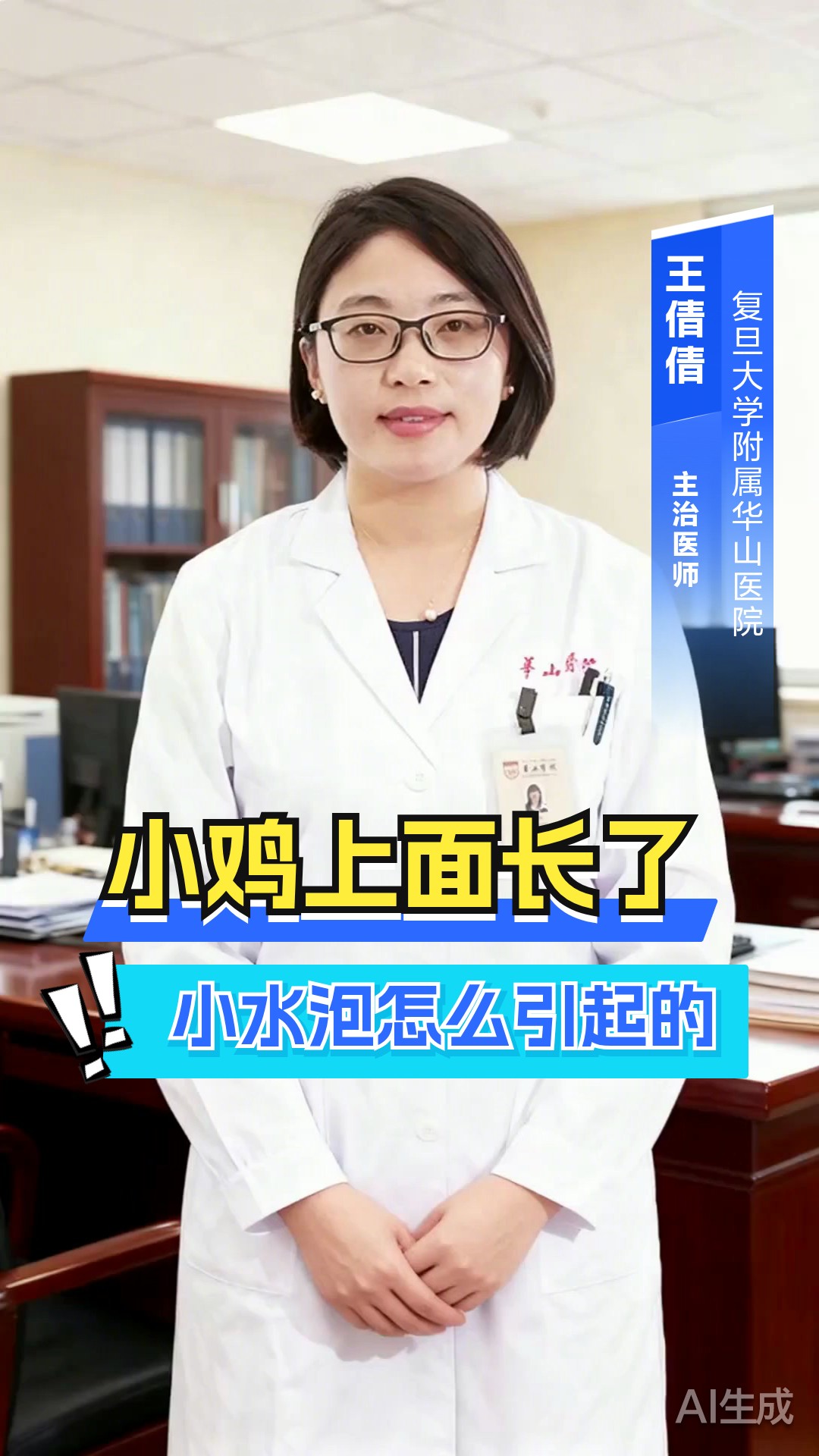 小鸡上面长了小水泡怎么引起的