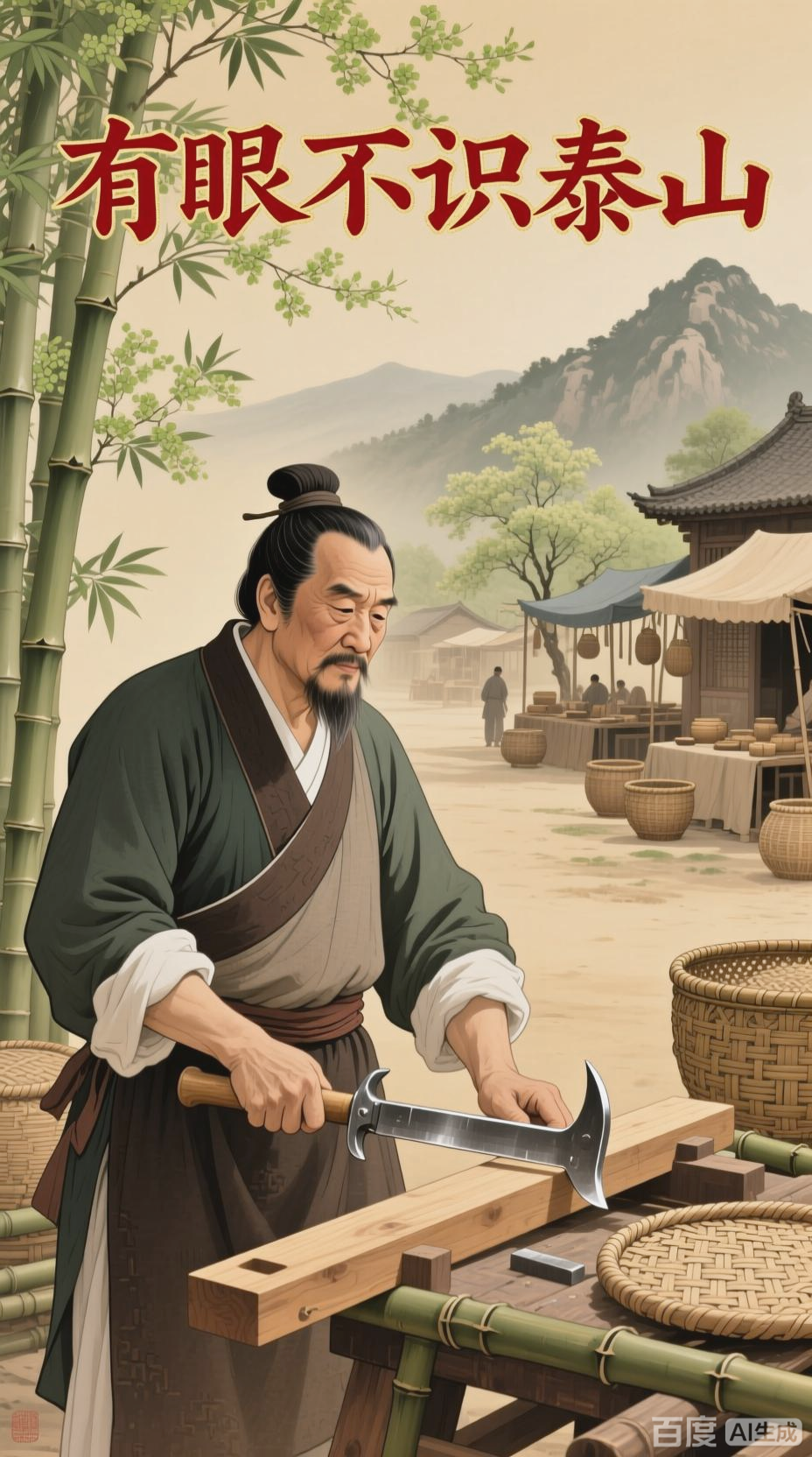 有眼不识泰山:鲁班与泰山的典故