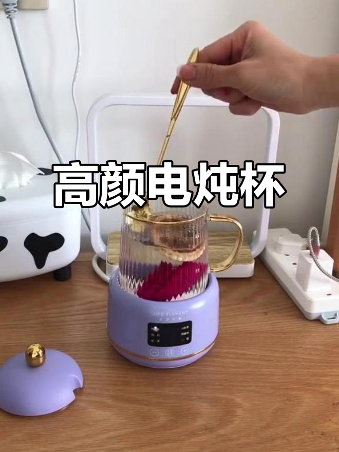 这款电炖杯颜值高,果茶甜品轻松做,保温持久超实用
