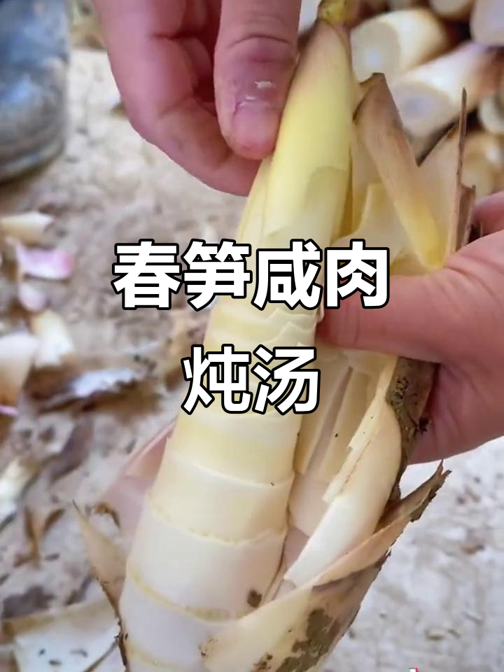 春笋咸肉炖汤,鲜嫩美味不容错过