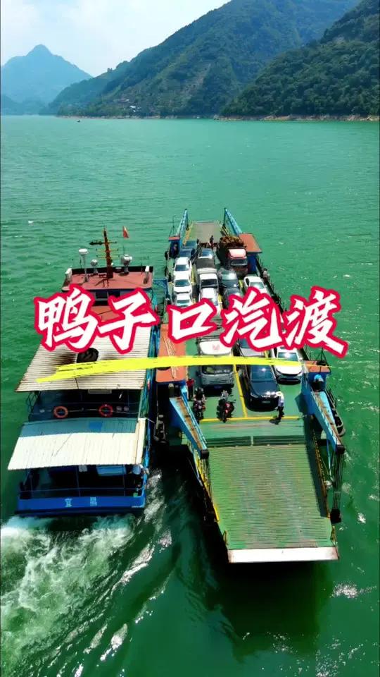 鸭子口汽渡 有多少车在鸭子口汽渡过过这个清江河的 汽渡船 鸭子口 汽渡过江 清江河