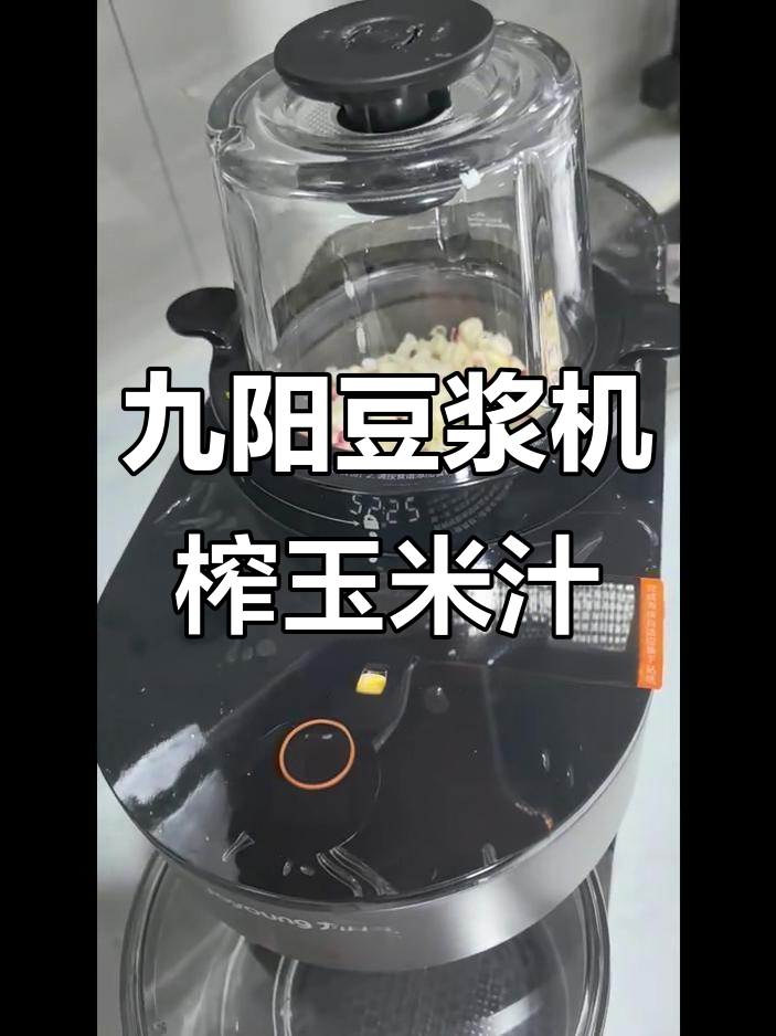 九阳豆浆机榨玉米汁
