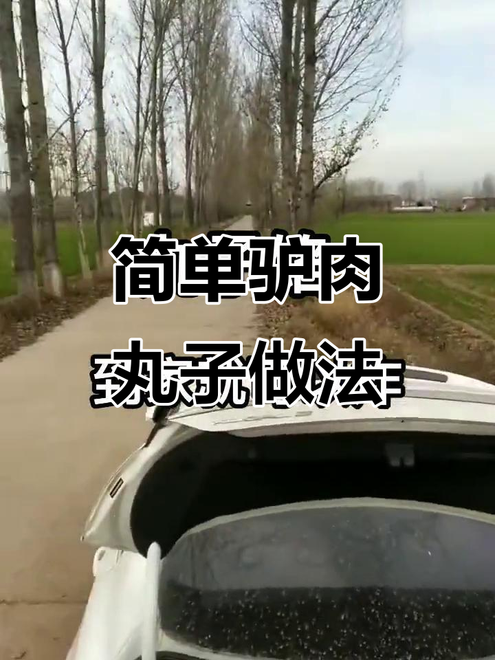 驴肉丸子炸制秘诀,160度油温轻松搞定