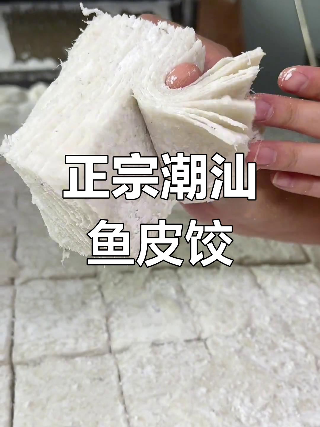 潮汕手工鱼皮饺,鲜美有嚼劲