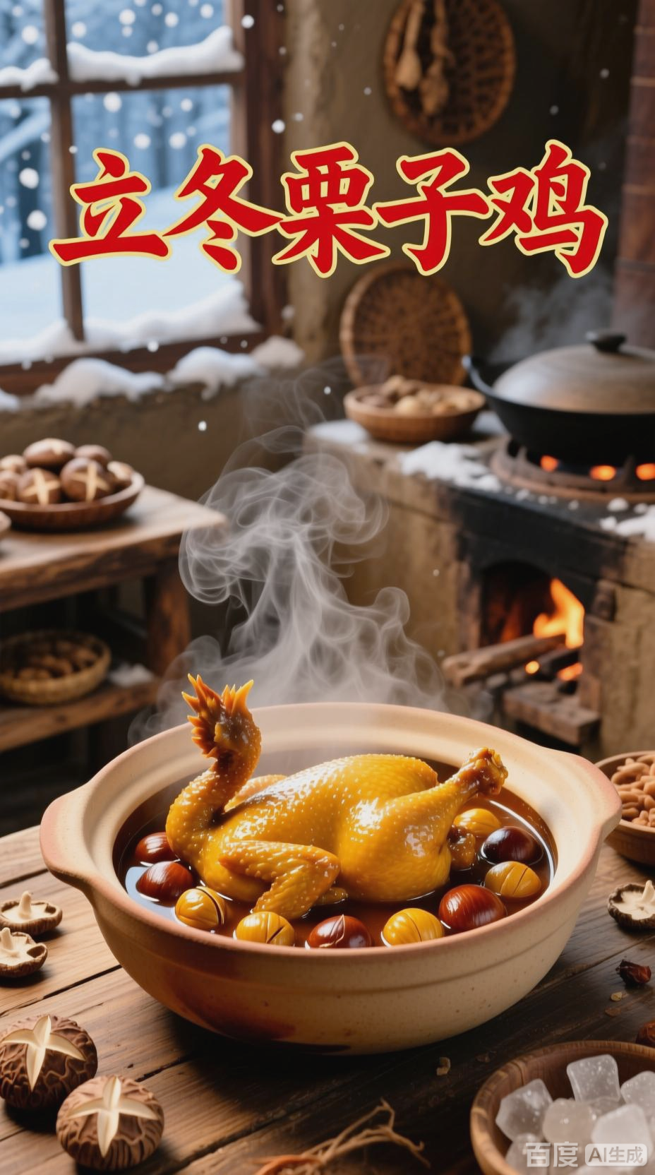 立冬补冬，栗子鸡暖心暖胃