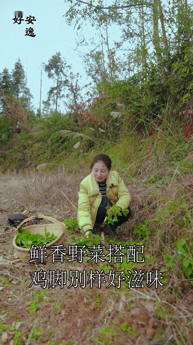 鲜香野菜搭配鸡脚别样好滋味