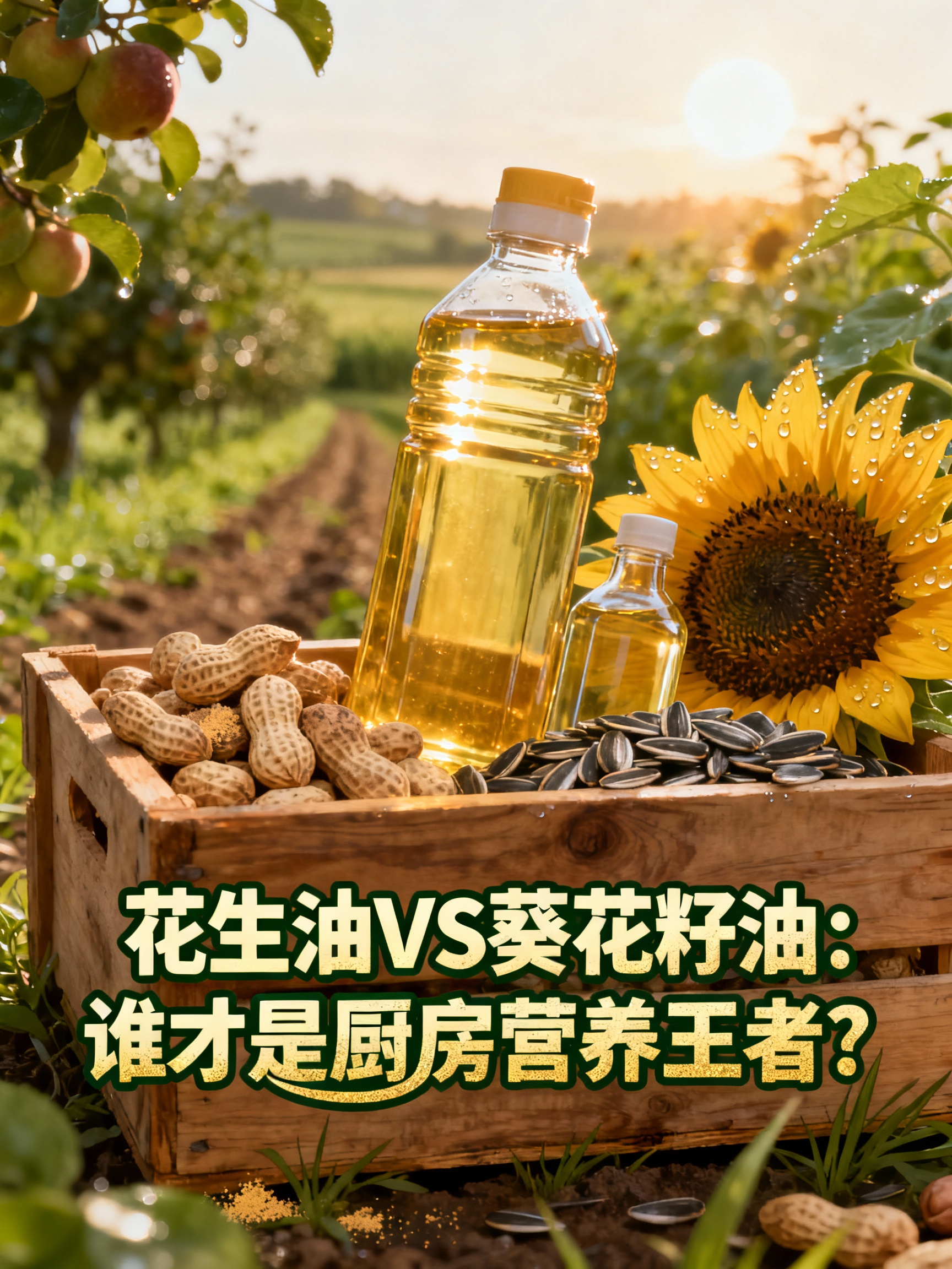 花生油VS葵花籽油:谁才是厨房营养王者?