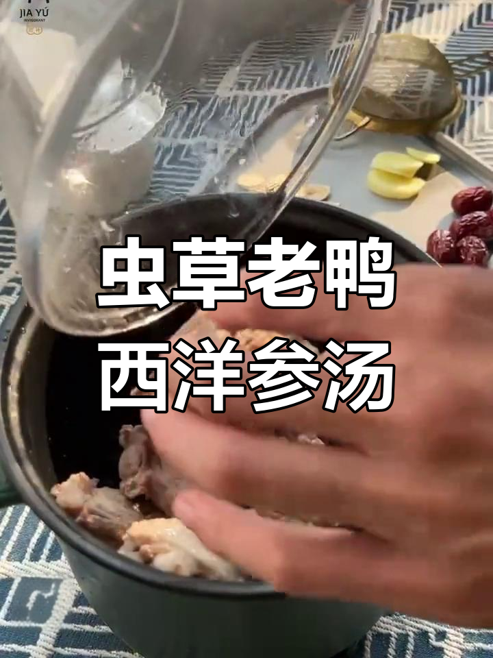 秋冬养生必备虫草老鸭汤,滋补又美味