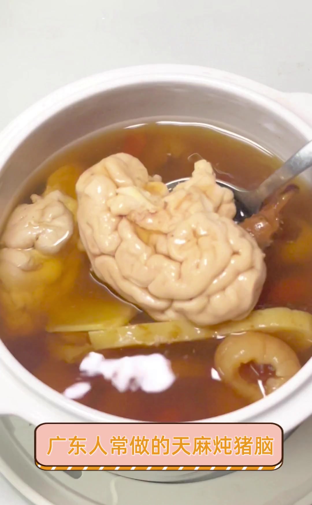 广东人常做的天麻炖猪脑