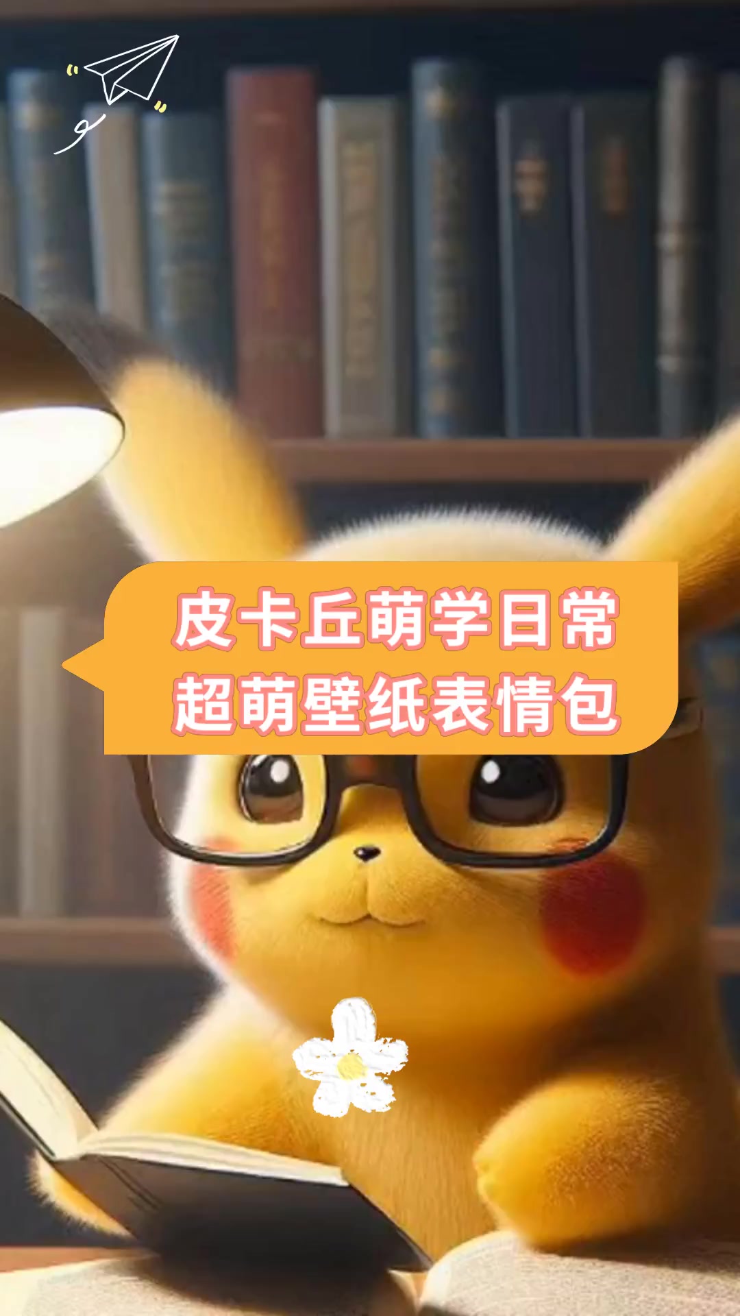 皮卡丘萌学日常超萌壁纸表情包