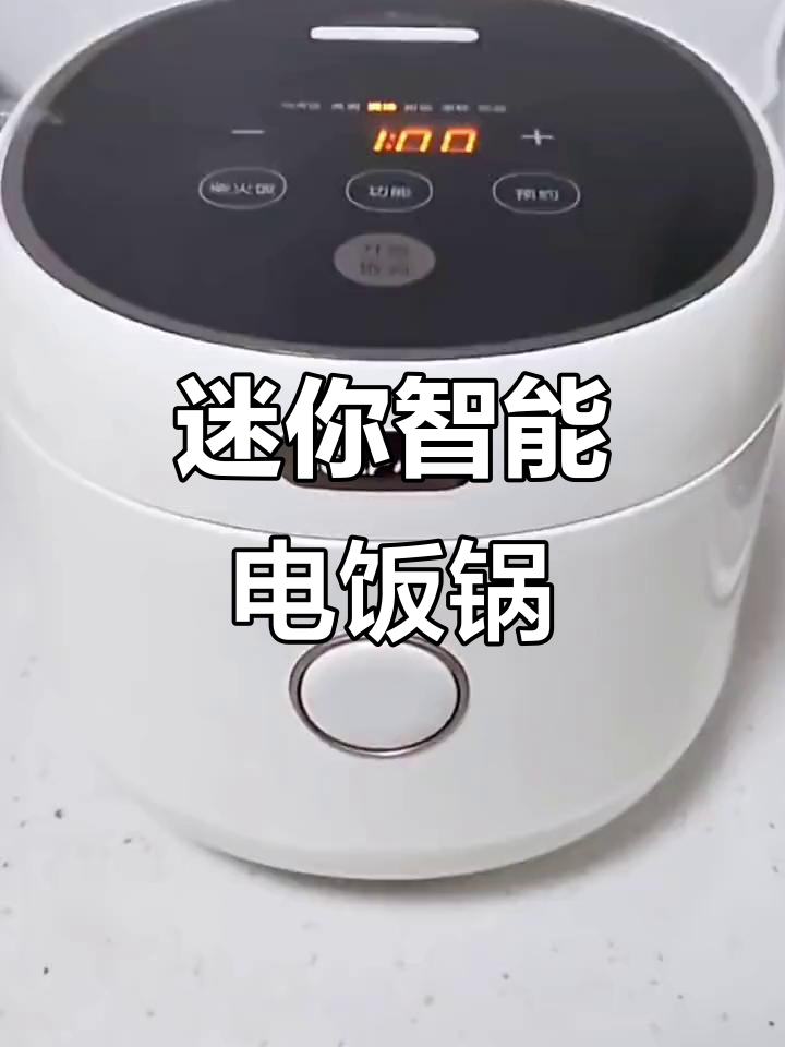 小巧智能电饭煲,适合1-4人家庭使用,煮饭便捷又实用