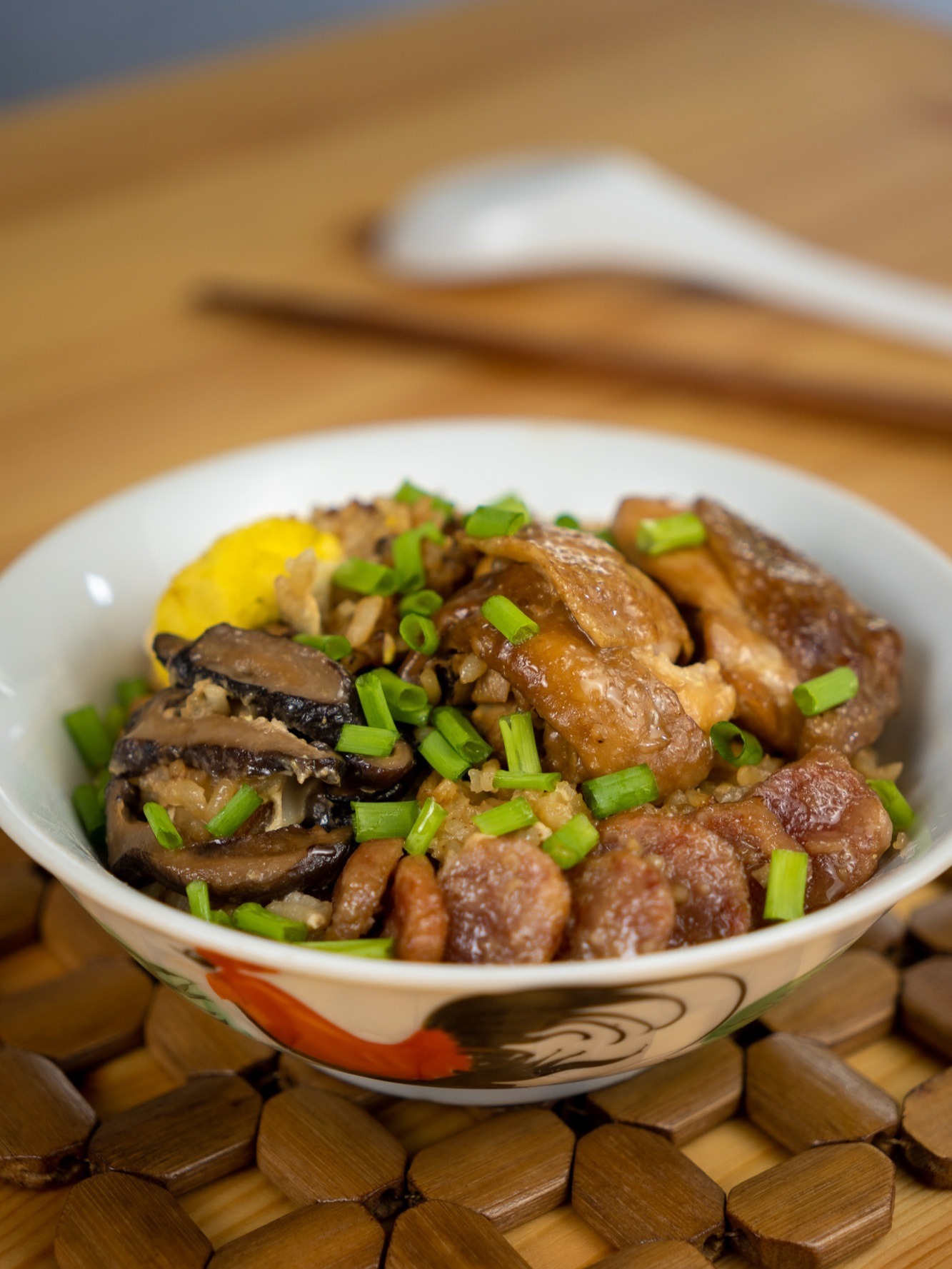 电饭煲鸡饭,简易版的煲仔饭
