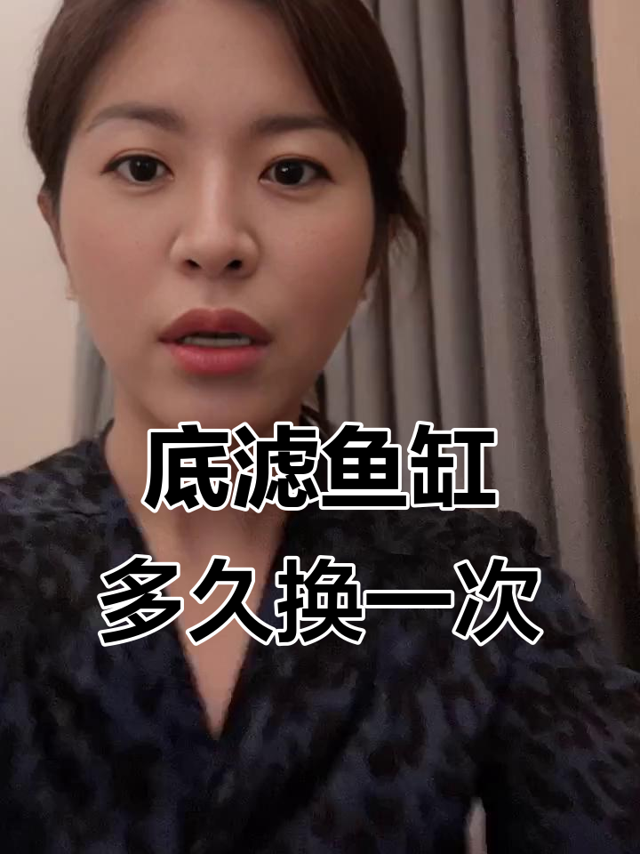底滤鱼缸两年不换水，过滤棉也没动过？