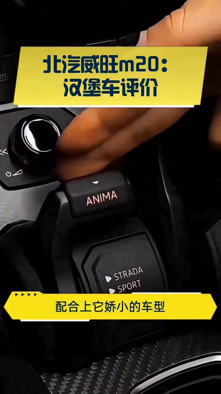 北汽威旺m20:汉堡车评价