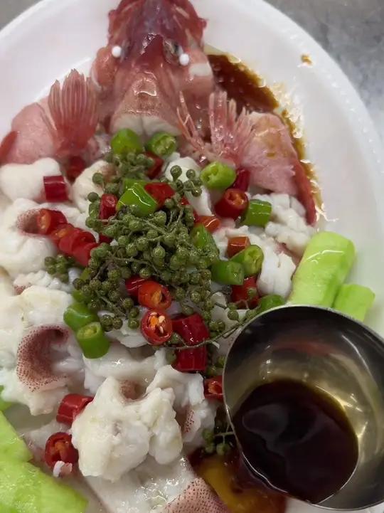 鲜花椒蒸东星斑 美食制作分享高端食材寻味烟火气
