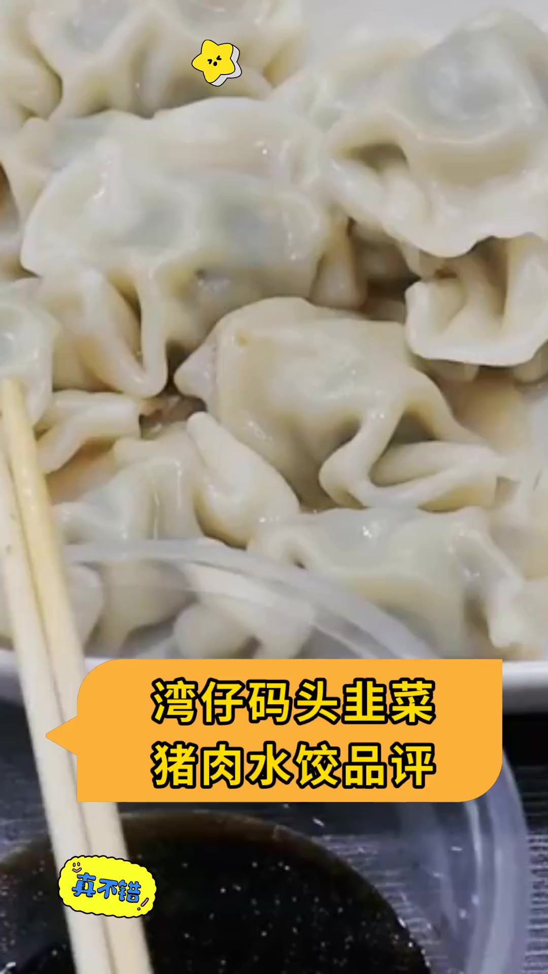 湾仔码头韭菜 猪肉水饺品评