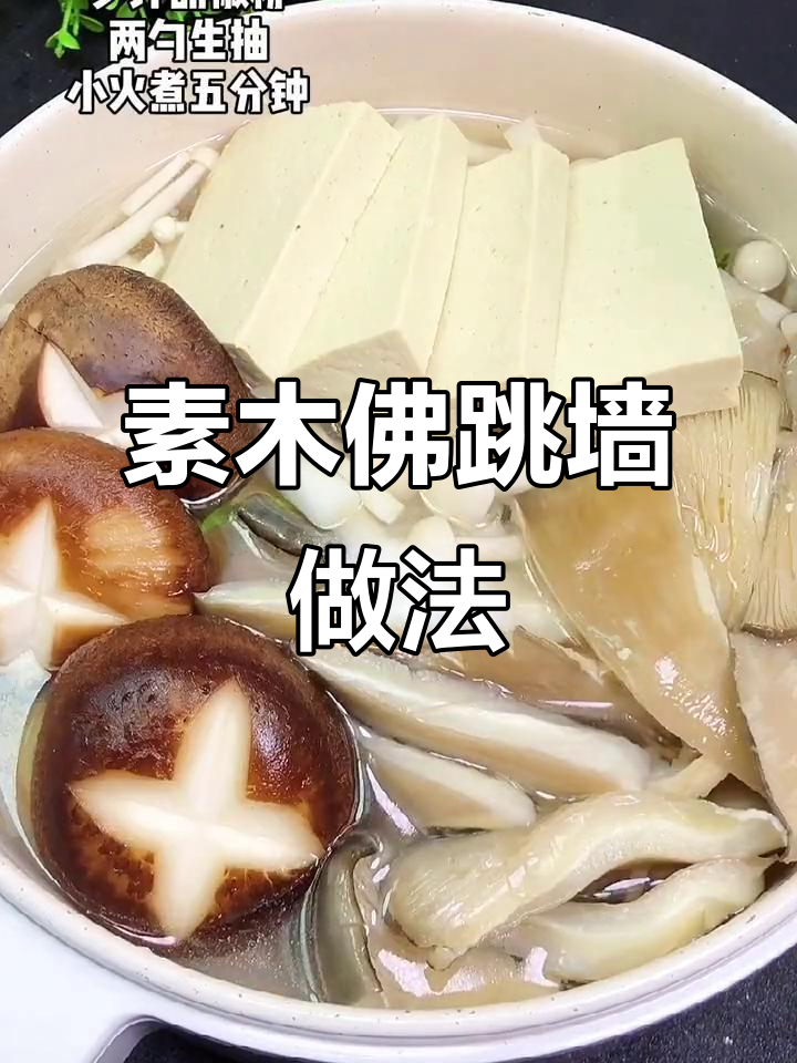 黄磊老师同款素佛跳墙，豆芽汤配小葱花太美味了