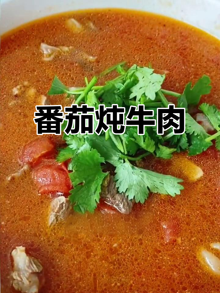 西红柿炖牛肉,家常味十足,做法超简单