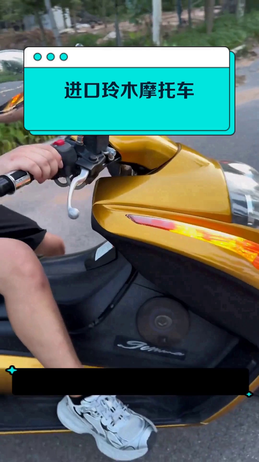 进口玲木摩托车