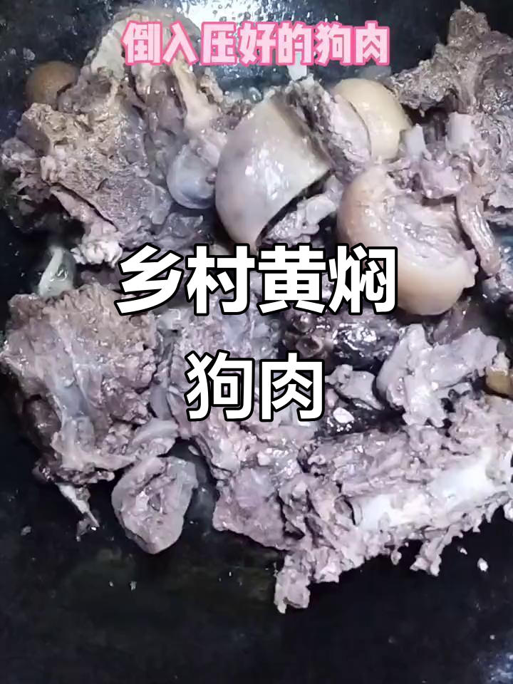 黄焖狗肉,简单又美味!高压锅轻松搞定