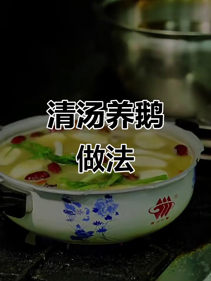 秋季养生清汤鹅肉,滋补美味一学就会
