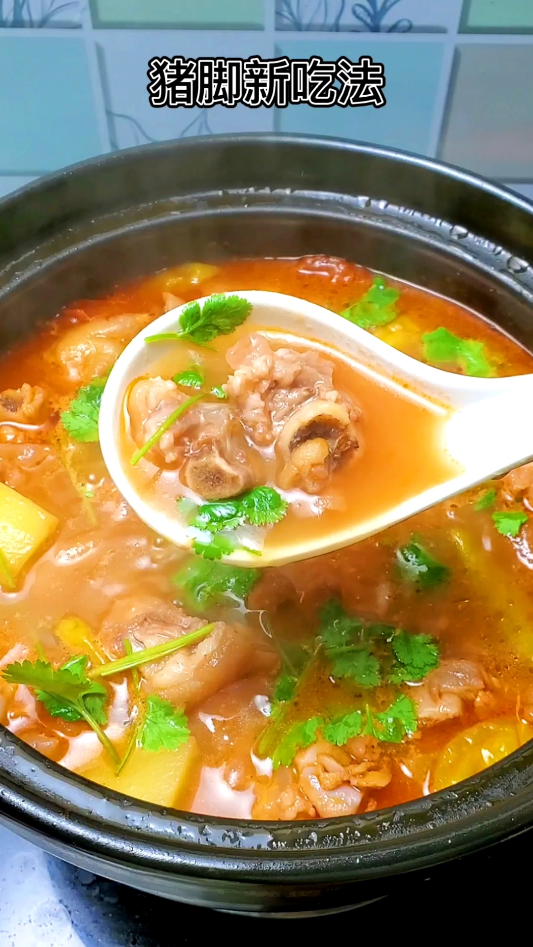 酸汤猪脚你就这样做真的超级好吃!