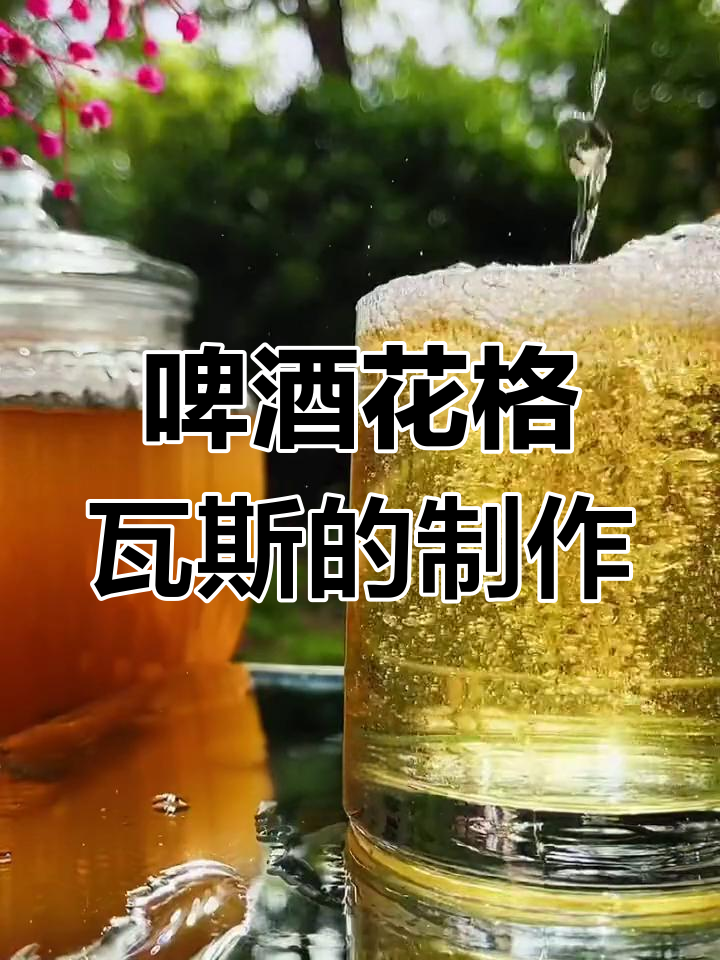 用啤酒花和黑麦面包做格瓦斯,发酵一整天后味道超赞