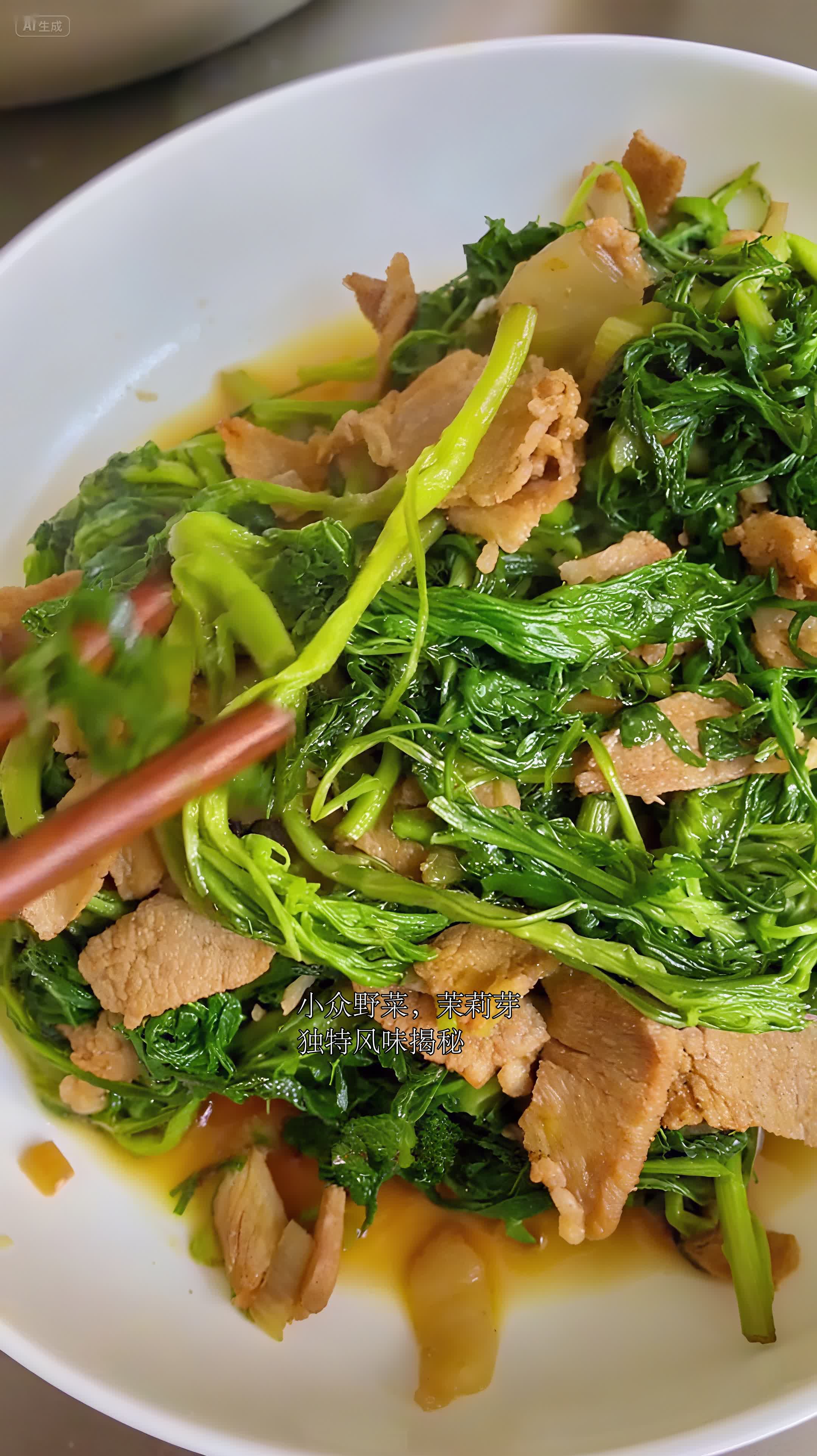 小众野菜,茉莉芽独特风味揭秘