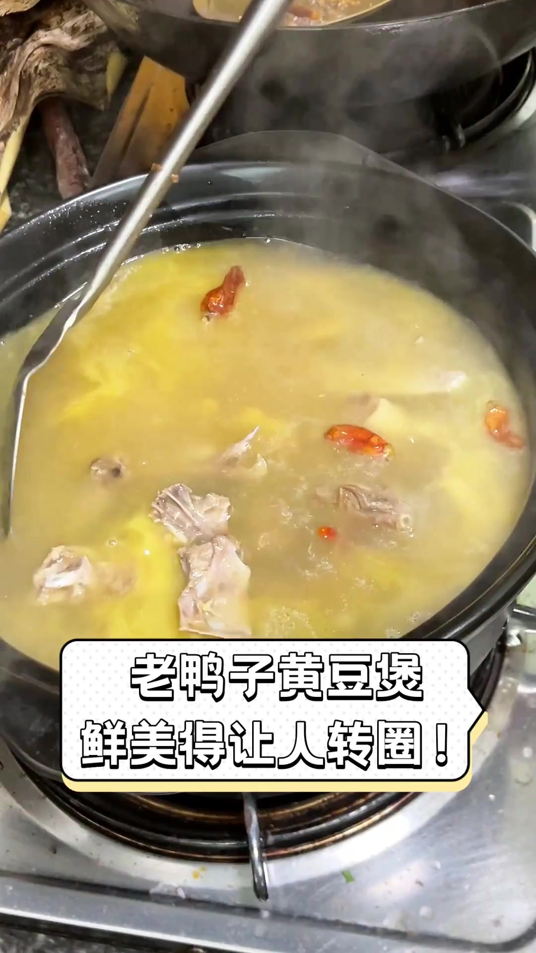老鸭子黄豆煲,鲜美得让人转圈!