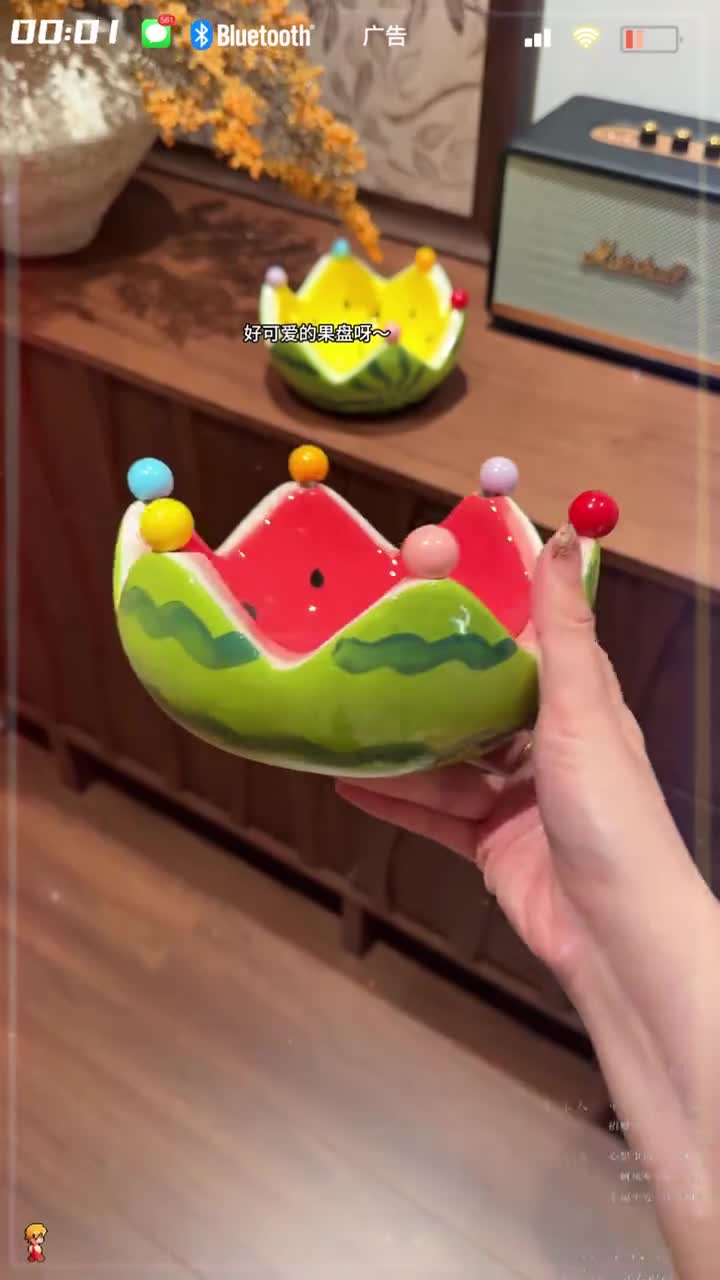 陶瓷创意西瓜水果盘