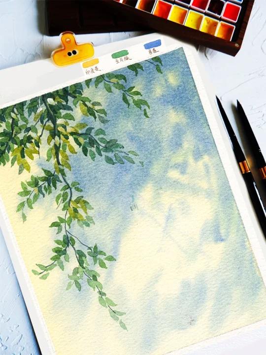 水彩光影怎么画?这是画光影最简单的方法了