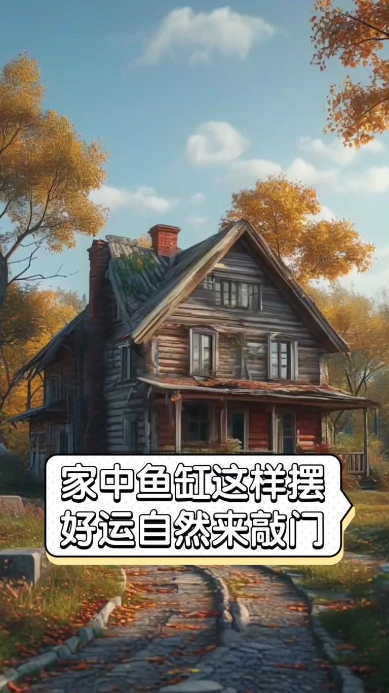 家中鱼缸这样摆,好运自然来敲门