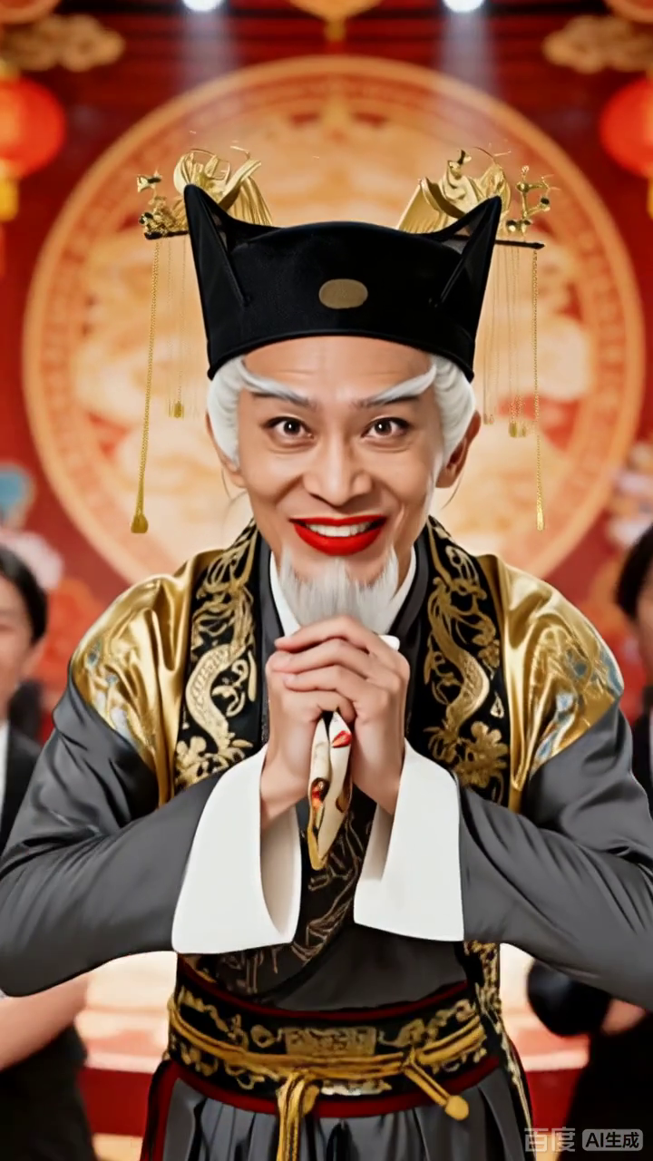 古装大叔笑出表情包