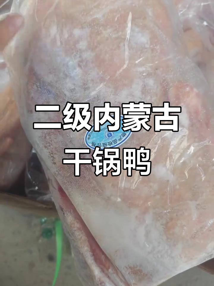 内蒙古二级老鸭开箱,完美火锅卤制食材