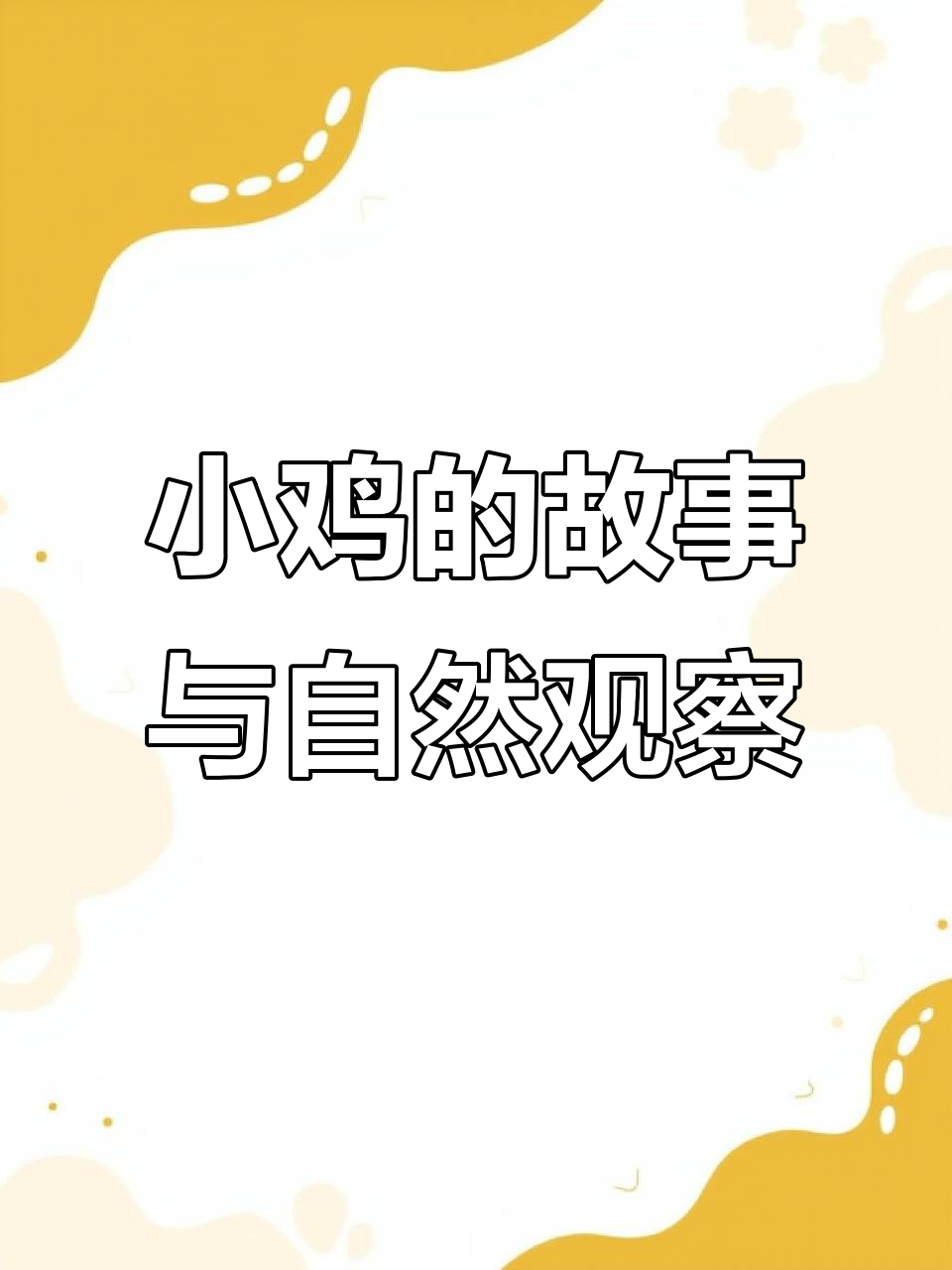 亲子共读:小鸡找妈妈,发现生活中的细节与温暖亲情