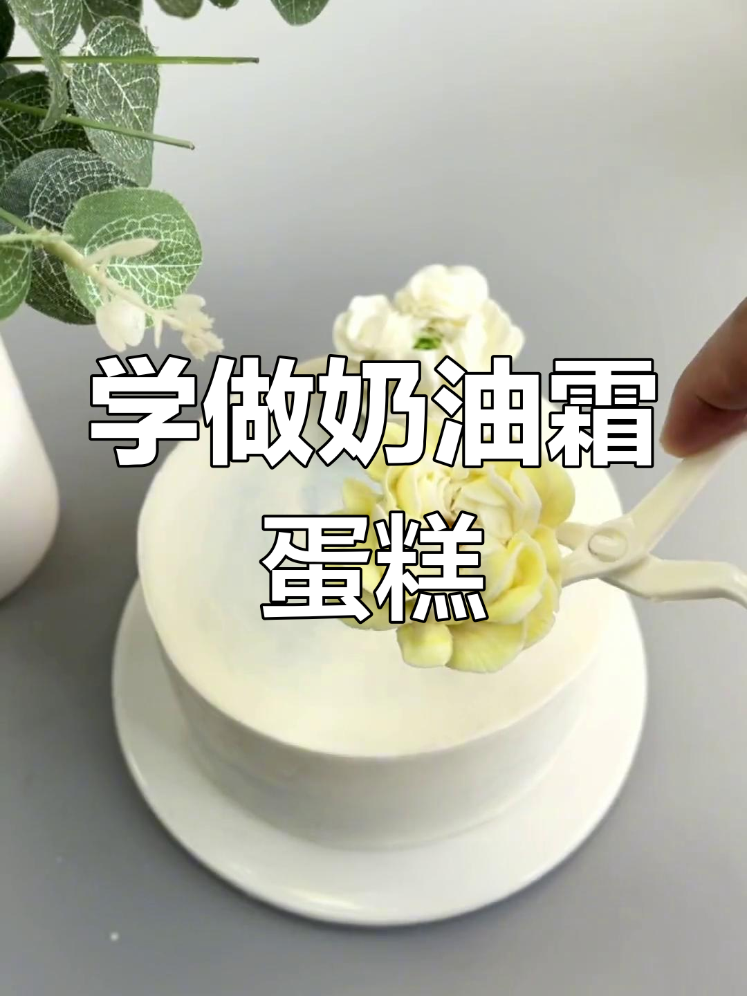 轻松学会韩式裱花，蛋糕装饰教程大公开
