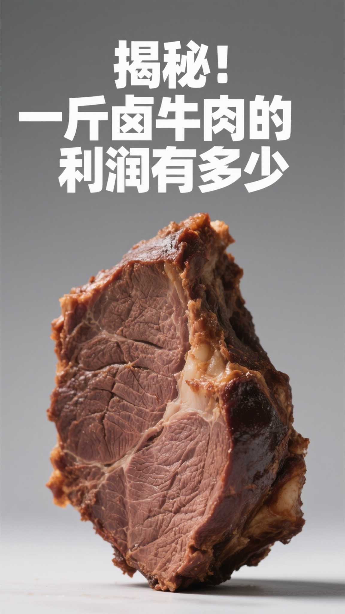 揭秘!一斤卤牛肉的利润有多少