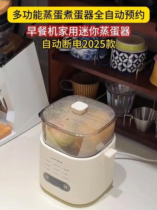 多功能蒸蛋煮蛋器全自动预约早餐机家用迷你蒸蛋器自动断电2025款